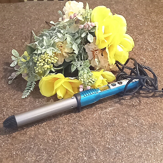 Womens Conair Infinity Blue Hair Curling Wand